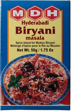 MDH Hyderabadi Biryani Masala 50g - Click Image to Close